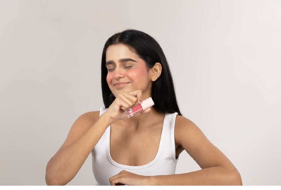 Glow Era Blushes on model